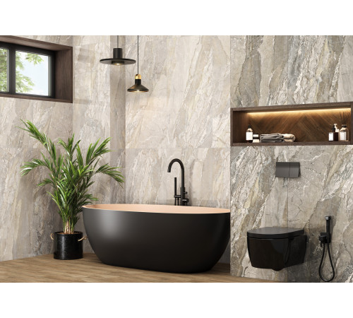 Керамогранит LCM 60120INL01P Mineral Crema 60x120 кремовый полированный под камень
