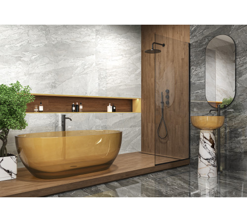 Керамогранит LCM 60120INL01P Mineral Crema 60x120 кремовый полированный под камень