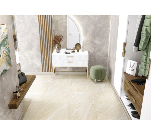 Керамогранит Alma Ceramica GFA57NXT00R Nexstone 57x57 белый глазурованный матовый / сахарный под камень