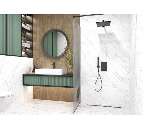Керамогранит Alma Ceramica GFU60120NCL04R Neo Calacatta 60x120 белый глазурованный матовый под камень