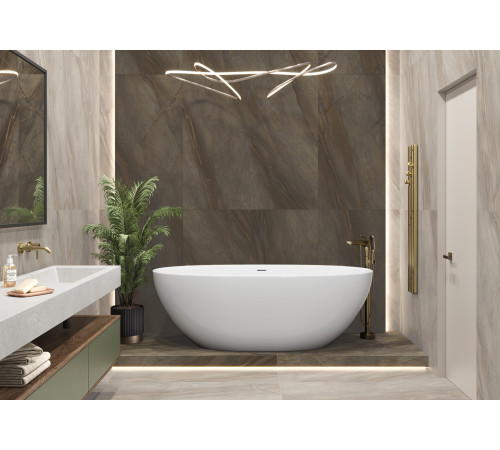 Керамогранит Delacora D30017M Nepal Dark 30x60 коричневый матовый карвинг под камень