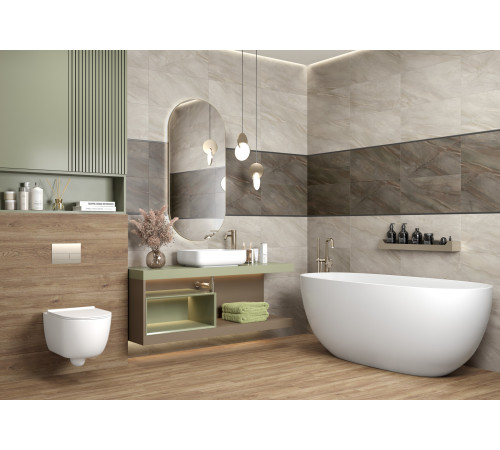 Керамогранит Delacora D30017M Nepal Dark 30x60 коричневый матовый карвинг под камень