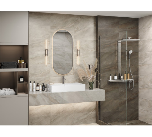 Керамогранит Delacora D30017M Nepal Dark 30x60 коричневый матовый карвинг под камень