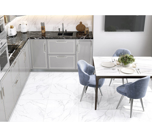 Керамогранит Alma Ceramica GFU04NVD40L Nevada 60x60 бежевый лаппатированный под мрамор