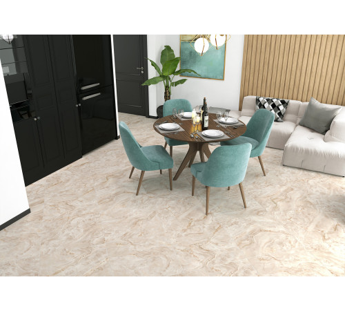 Керамогранит Alma Ceramica GFU04NVD40L Nevada 60x60 бежевый лаппатированный под мрамор