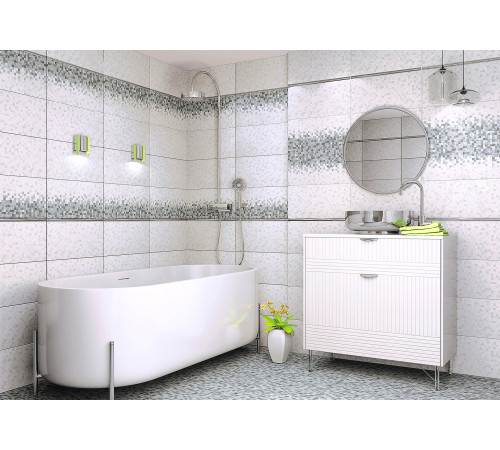 Плитка настенная Nova White WT9NVA00 249x500x8.5 Матовая