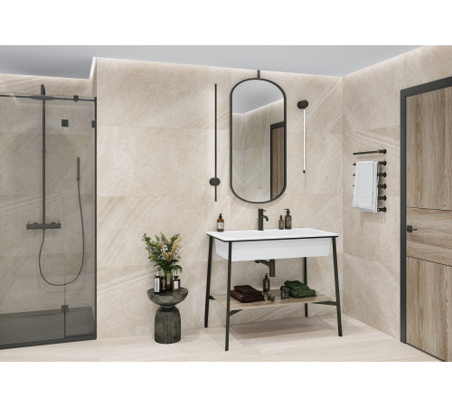 Керамогранит Alma Ceramica GFU60120OLS40R Olsa 60x120 бежевый матовый под камень