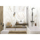 Керамогранит Delacora D12054M Omega Gold 60x120 белый матовый под мрамор