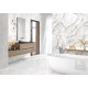 Керамогранит LCM 60120ORO11P Onyx Royal Latte 60x120 бежевый полированный под камень