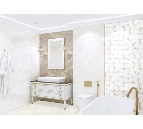 Плитка настенная Resort Dark WT9RES21 249x500x7.5 Глянцевая