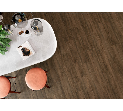 Керамогранит Delacora GP2090REL21R Realwood Marrone Sugar 20x90 коричневый рельефный под дерево