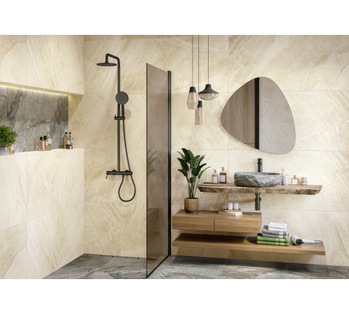 Керамогранит New Trend D60202M Rock Sand 60x60 песочный матовый / карвинг под камень