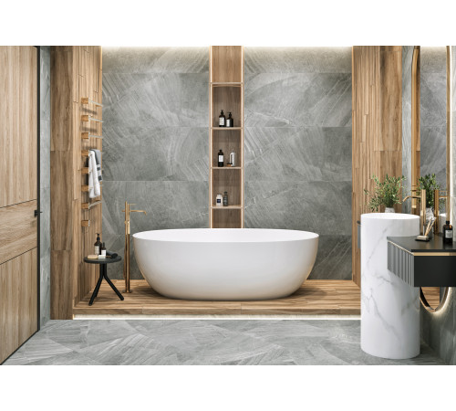 Керамогранит New Trend D60202M Rock Sand 60x60 песочный матовый / карвинг под камень