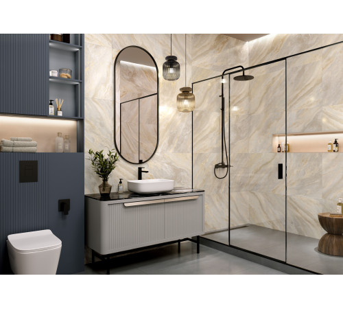 Керамогранит LCM 60120SED11P Sandrock 60x120 бежевый полированный под камень
