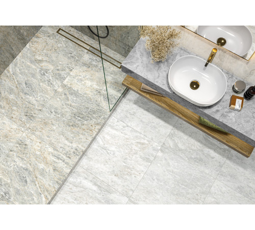 Керамогранит LCM 6060SIR55P Sirius Gold 60x60 серый полированный под камень