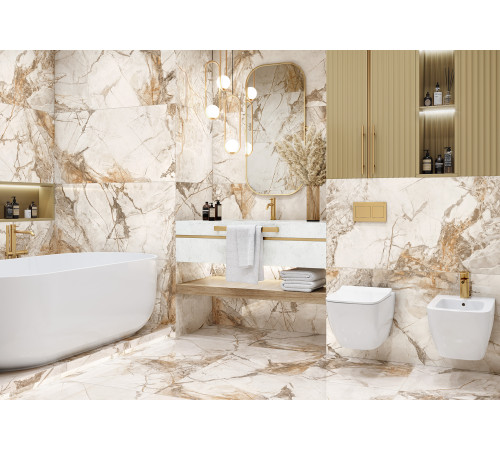 Керамогранит LCM 60120SKY21P Скайрос Голд / Skyros Gold 60×120