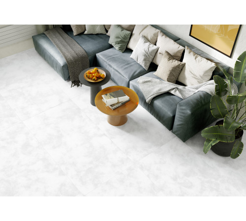 Керамогранит Alma Ceramica GFU6060SUL00R Soul 60x60 белый матовый / противоскользящий под камень