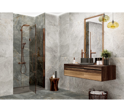 Керамогранит New Trend D60223M Stoncrete Сopper 60x60 коричневый матовый / карвинг под камень