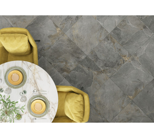 Керамогранит New Trend D60223M Stoncrete Сopper 60x60 коричневый матовый / карвинг под камень