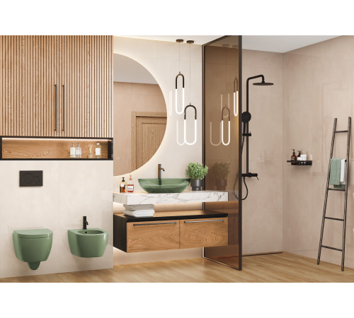 Керамогранит LCM 60120STD03P Studio Denim 60x120 синий полированный под бетон