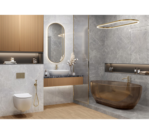 Керамогранит New Trend 60120TER11P Terra Beige 60x120 бежевый полированный под мрамор