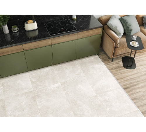 Керамогранит New Trend D60213M Walter Graphite 60x60 серый матовый / карвинг под бетон