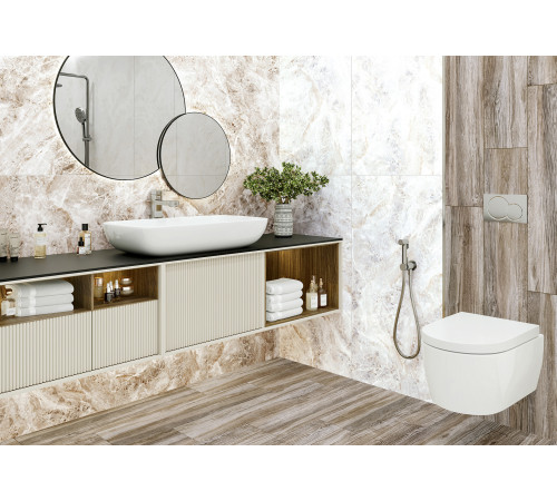 Керамогранит Alma Ceramica GFA57WAV04L Wave 57x57 бежевый лаппатированный под камень
