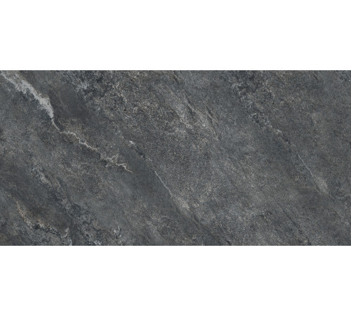 Керамогранит LCM 60120AJA99M Ajax Black 60x120 черный глазурованный матовый / карвинг под камень