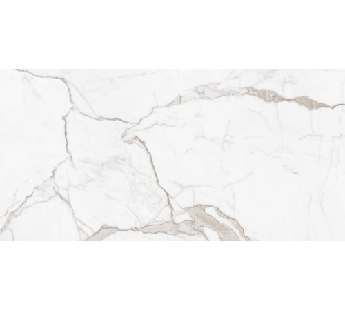Керамогранит New Trend 60120ARS01P Calacatta Arabesque 60x120 белый полированный под мрамор
