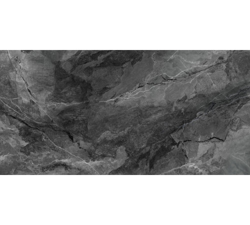 Керамогранит LCM 60120BAS99HG Black Sky 60x120 черный суперполированный под мрамор