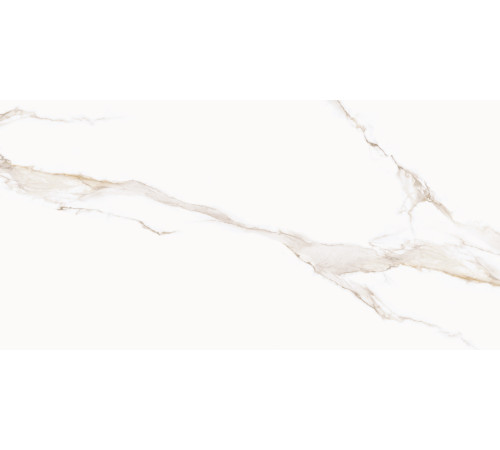 Керамогранит Delacora 60120CMI01 Calacatta Milazzo Gold Sugar 60x120 белый лаппатированный под мрамор
