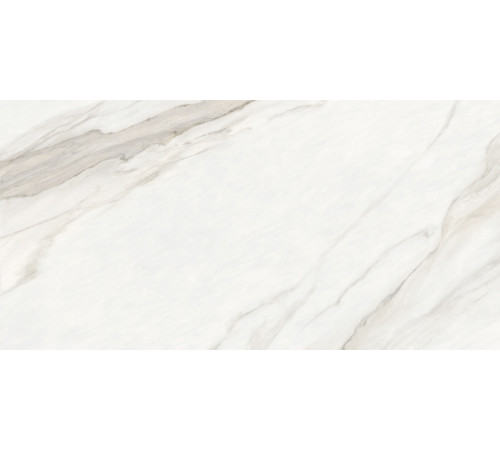 Керамогранит Delacora 60120CMN01 Calacatta Monsoon Sugar 60x120 белый лаппатированный под мрамор