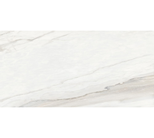 Керамогранит Delacora 60120CMN01 Calacatta Monsoon Sugar 60x120 белый лаппатированный под мрамор
