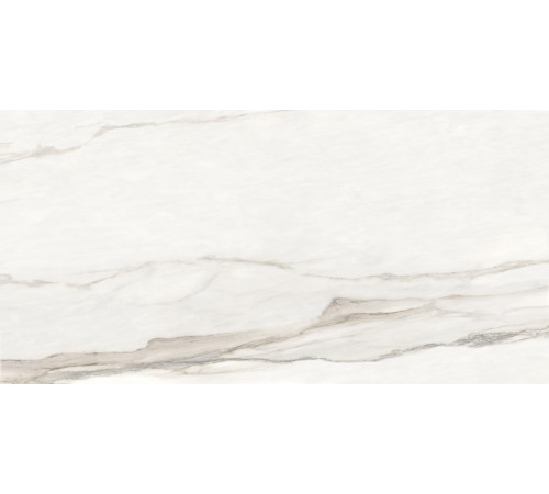 Керамогранит Delacora 60120CMN01 Calacatta Monsoon Sugar 60x120 белый лаппатированный под мрамор