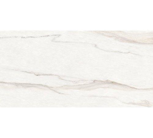 Керамогранит Delacora 60120CMN01 Calacatta Monsoon Sugar 60x120 белый лаппатированный под мрамор