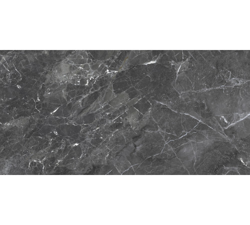 Керамогранит Delacora 60120GRY99 Greiny Dark Sugar 60x120 черный лаппатированный под камень