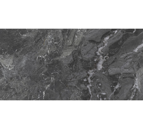 Керамогранит Delacora 60120GRY99 Greiny Dark Sugar 60x120 черный лаппатированный под камень