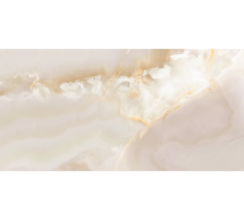Керамогранит LCM 60120MCA01P Monaco Onyx Crema 60x120 бежевый полированный под оникс