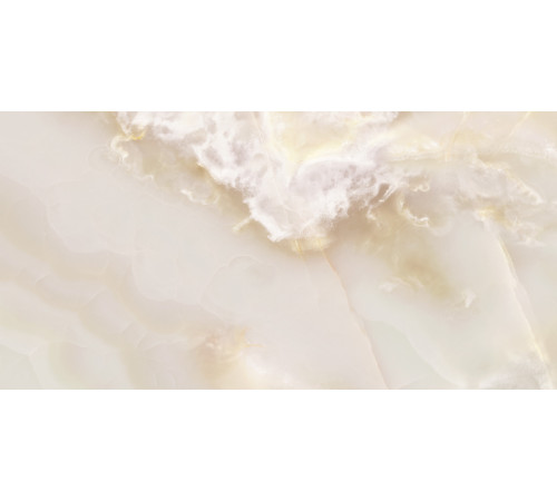 Керамогранит LCM 60120MCA01P Monaco Onyx Crema 60x120 бежевый полированный под оникс