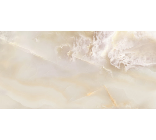 Керамогранит LCM 60120MCA01P Monaco Onyx Crema 60x120 бежевый полированный под оникс