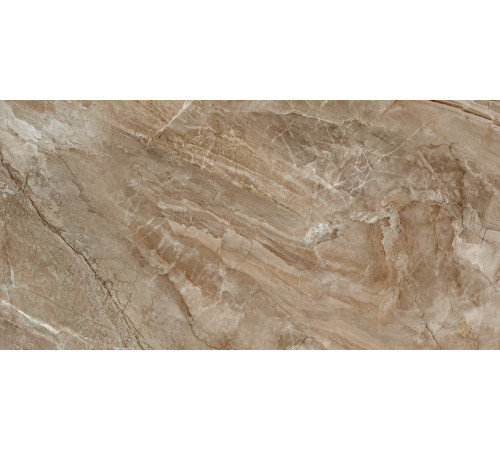 Керамогранит LCM 60120NAM21P Namibia Marron 60x120 коричневый полированный под мрамор