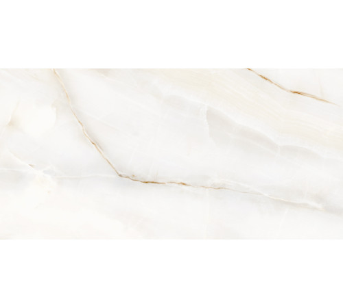 Керамогранит LCM 60120OSM00P Onyx Smoke Light 60x120 белый полированный под камень
