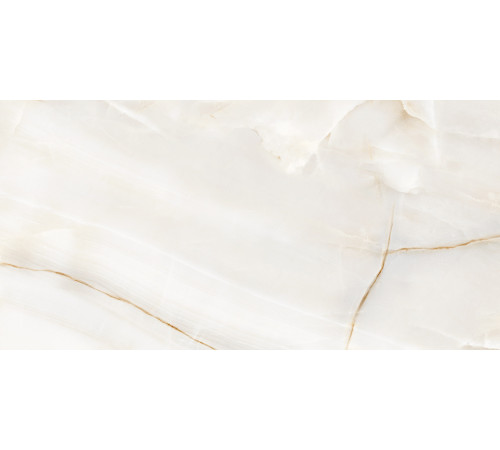 Керамогранит LCM 60120OSM00P Onyx Smoke Light 60x120 белый полированный под камень