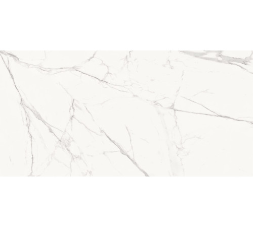 Керамогранит Delacora 60120PFC15 Porfido Carrara Sugar 60x120 белый лаппатированный под мрамор