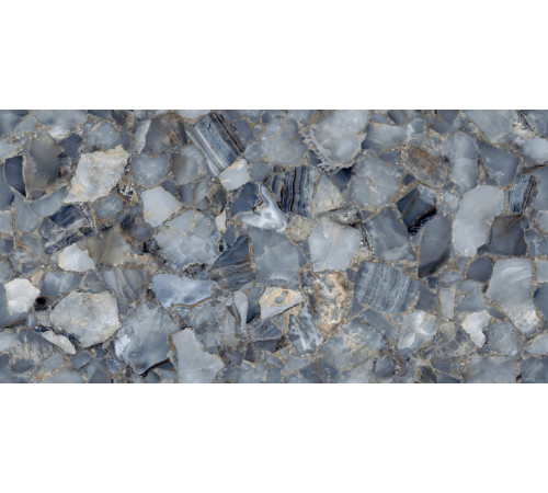 Керамогранит LCM 60120SPA13HG Sapphire Agate 60x120 синий суперполированный под агат