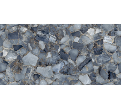 Керамогранит LCM 60120SPA13HG Sapphire Agate 60x120 синий суперполированный под агат