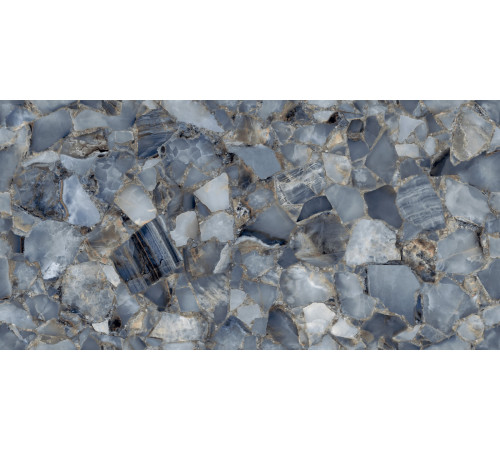 Керамогранит LCM 60120SPA13HG Sapphire Agate 60x120 синий суперполированный под агат