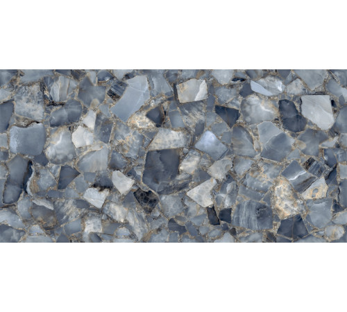 Керамогранит LCM 60120SPA13HG Sapphire Agate 60x120 синий суперполированный под агат
