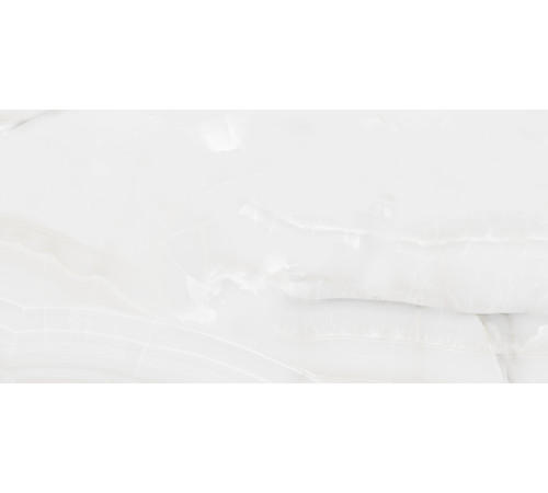 Керамогранит LCM 60120SWX00P Snow Onyx 60x120 белый полированный под камень