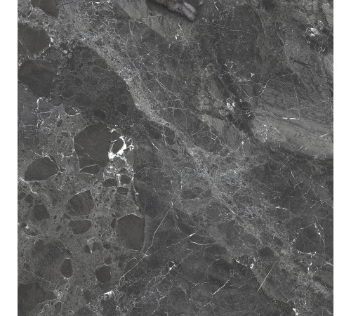 Керамогранит Delacora 6060GRY99 Greiny Dark Sugar 60x60 черный лаппатированный под камень